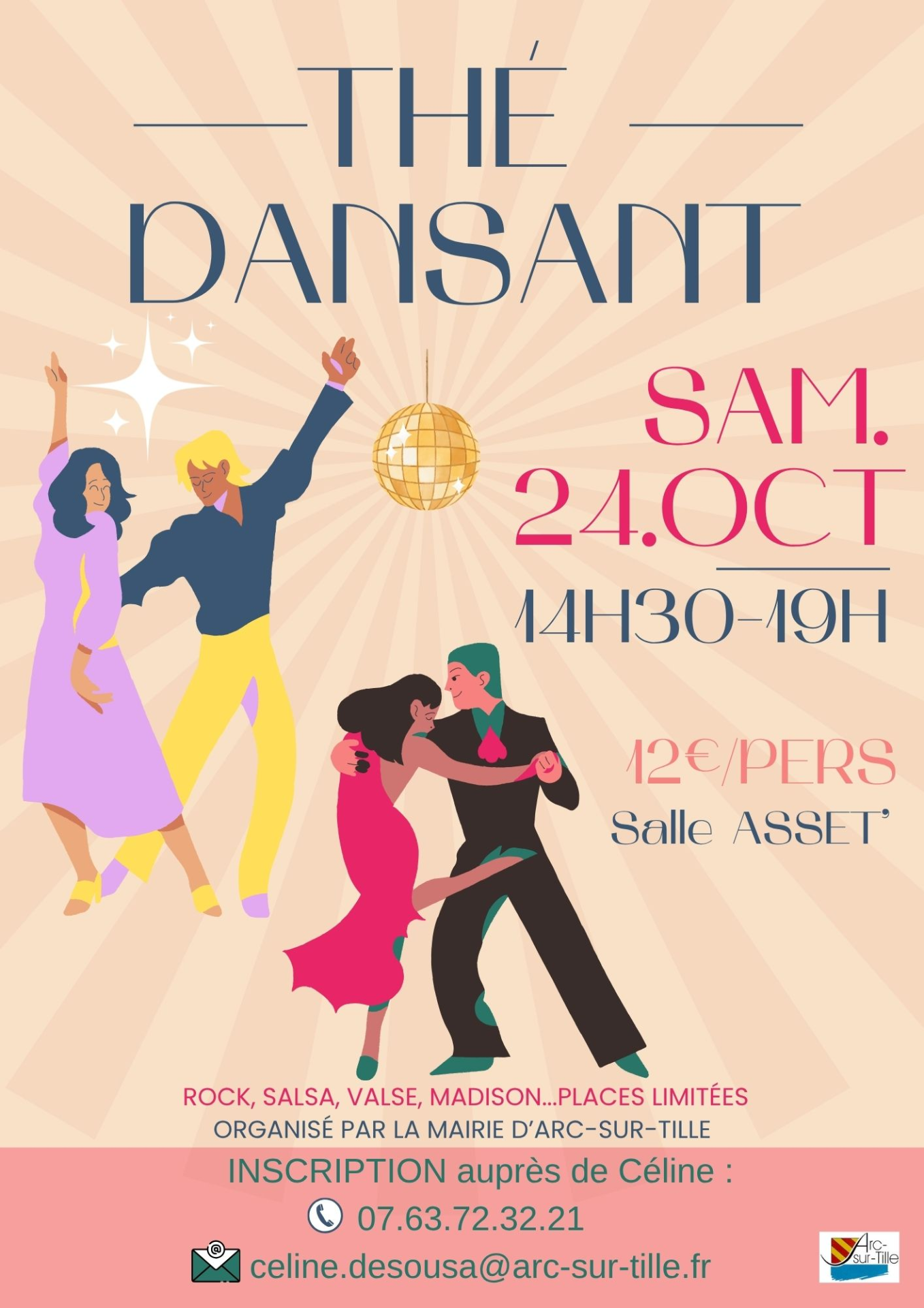 24/10 thé dansant a arc sur tille