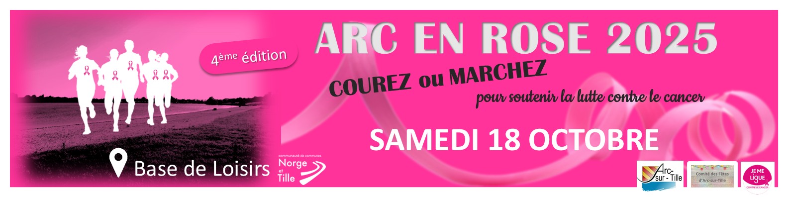BANNIERE ARC EN ROSE