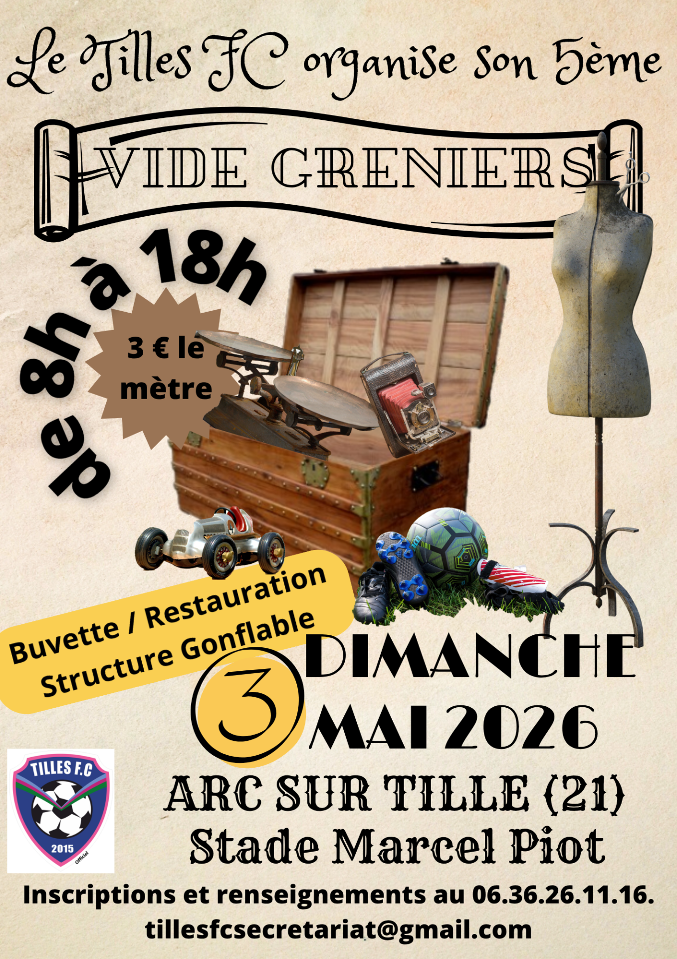 vide grenier Tille FC