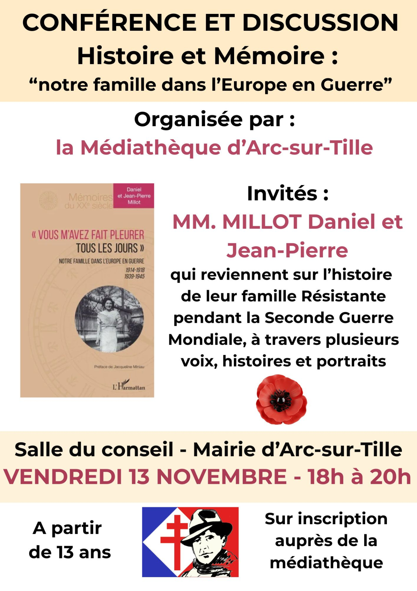 conference le 13 novembre 