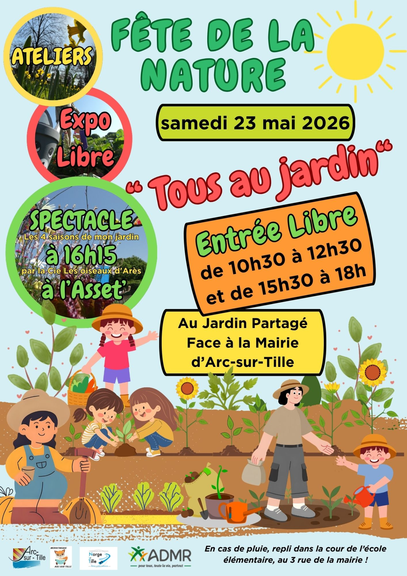 affiche fete de la nature