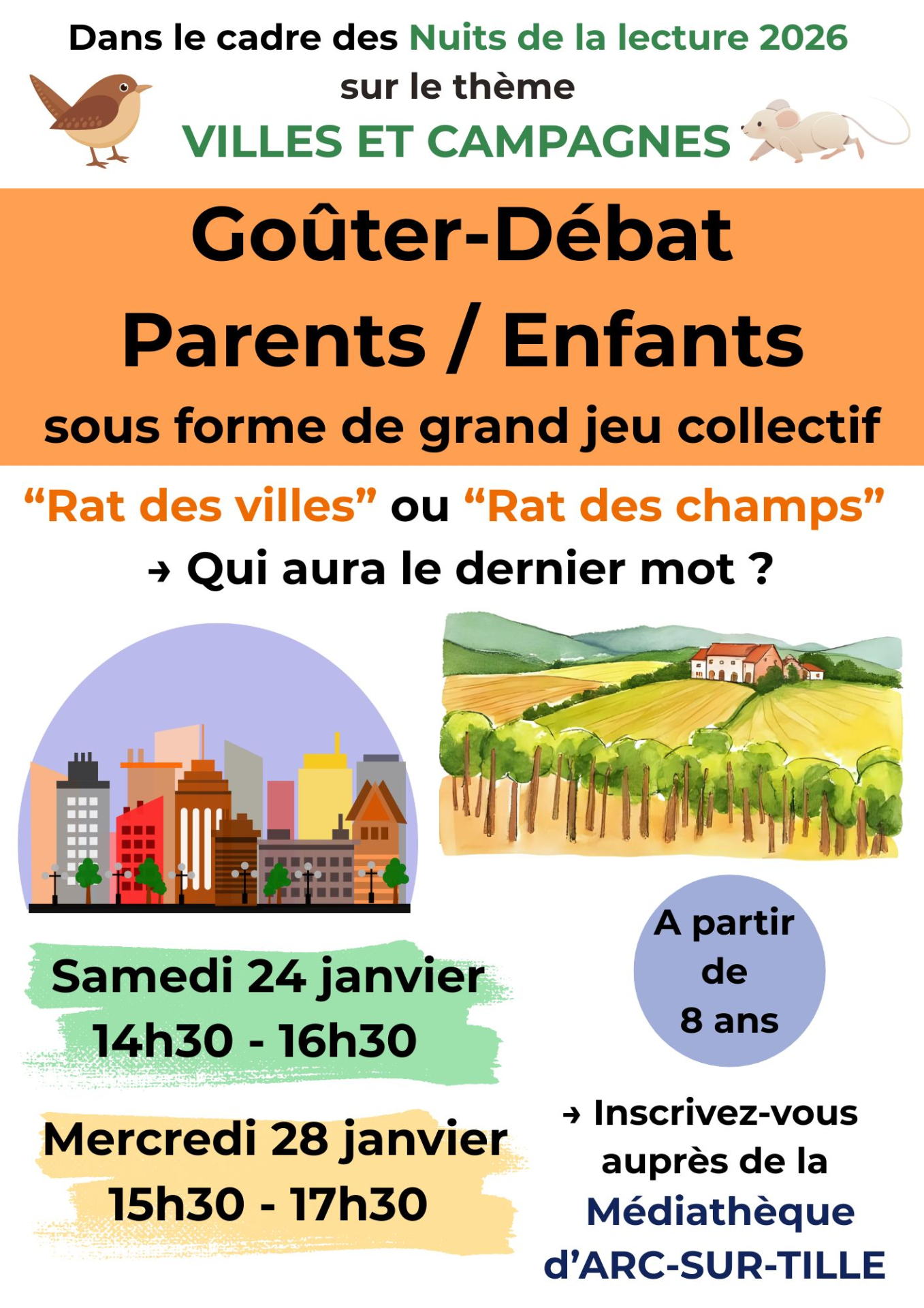 Débat/goûter
